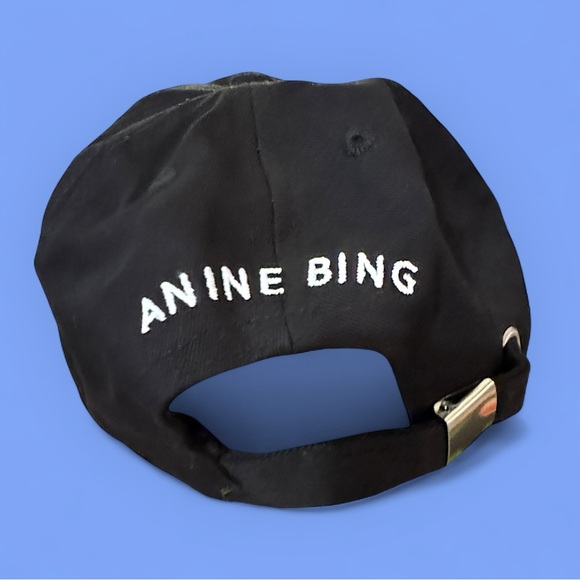 Anine Bing Classic Black Jeremy Baseball Hat Cap - Picture 4 of 6